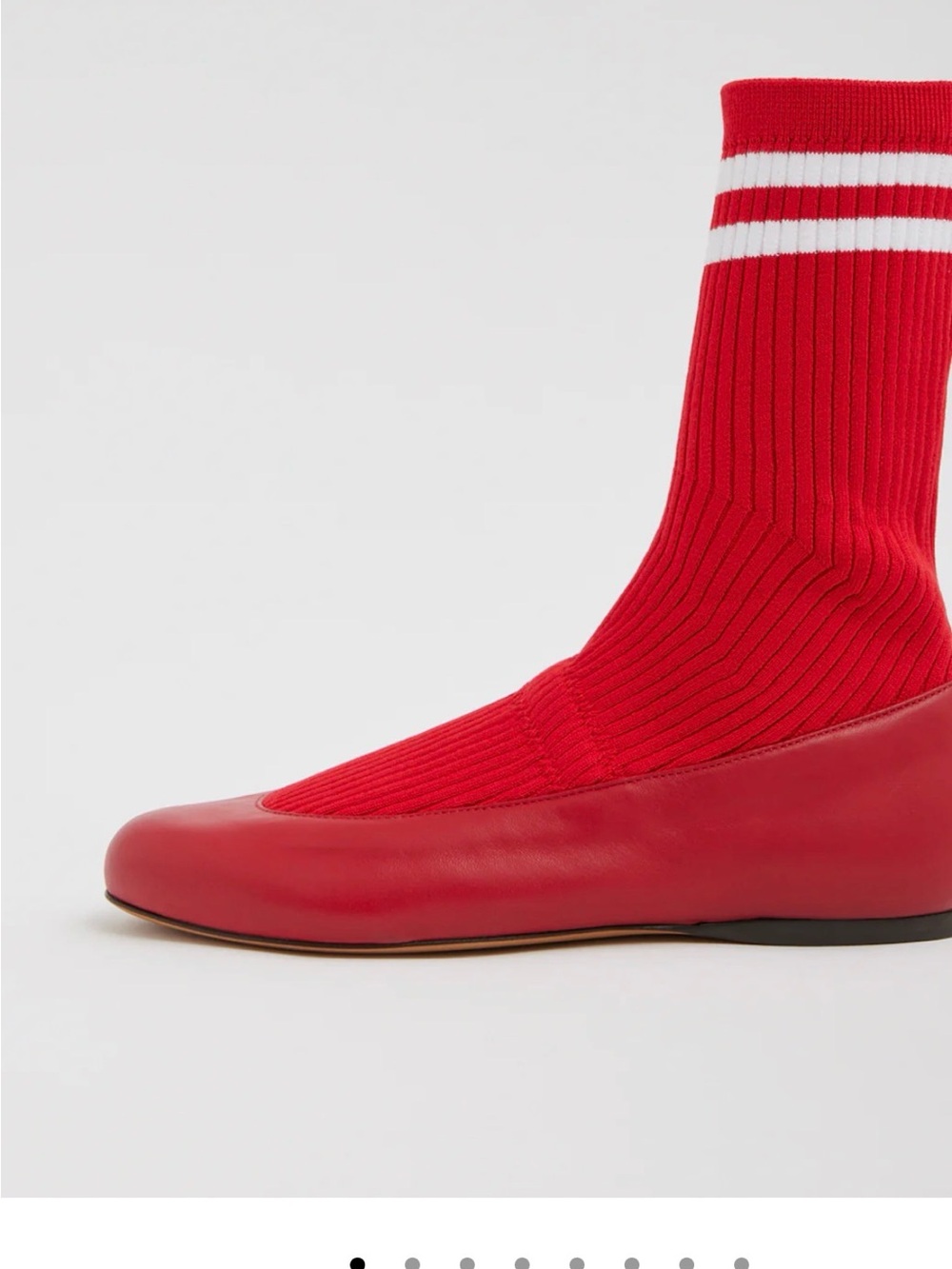 Tibi red striped Borg